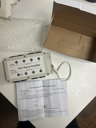 Amplificatore segnale dmx 8 - di,